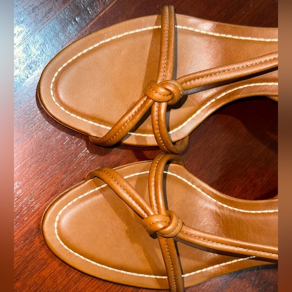 RALPH LAUREN POLO, BROWN, LEATHER, WOMEN’S DESIGNER HIGH-HEEL SANDALS  Size: 10B - Picture 6 of 13